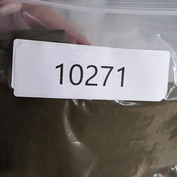 VERSACE COUTURE Mens Shirt Small Green Pullover Crew Logo Tee $150 Flawed - Picture 8 of 8